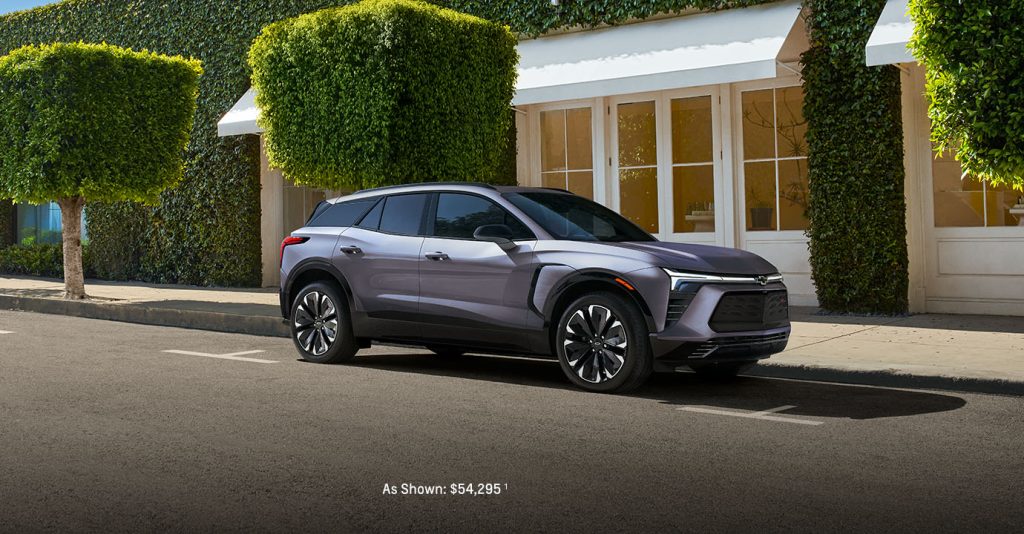 2025 Chevy Blazer EV Parked in the street
