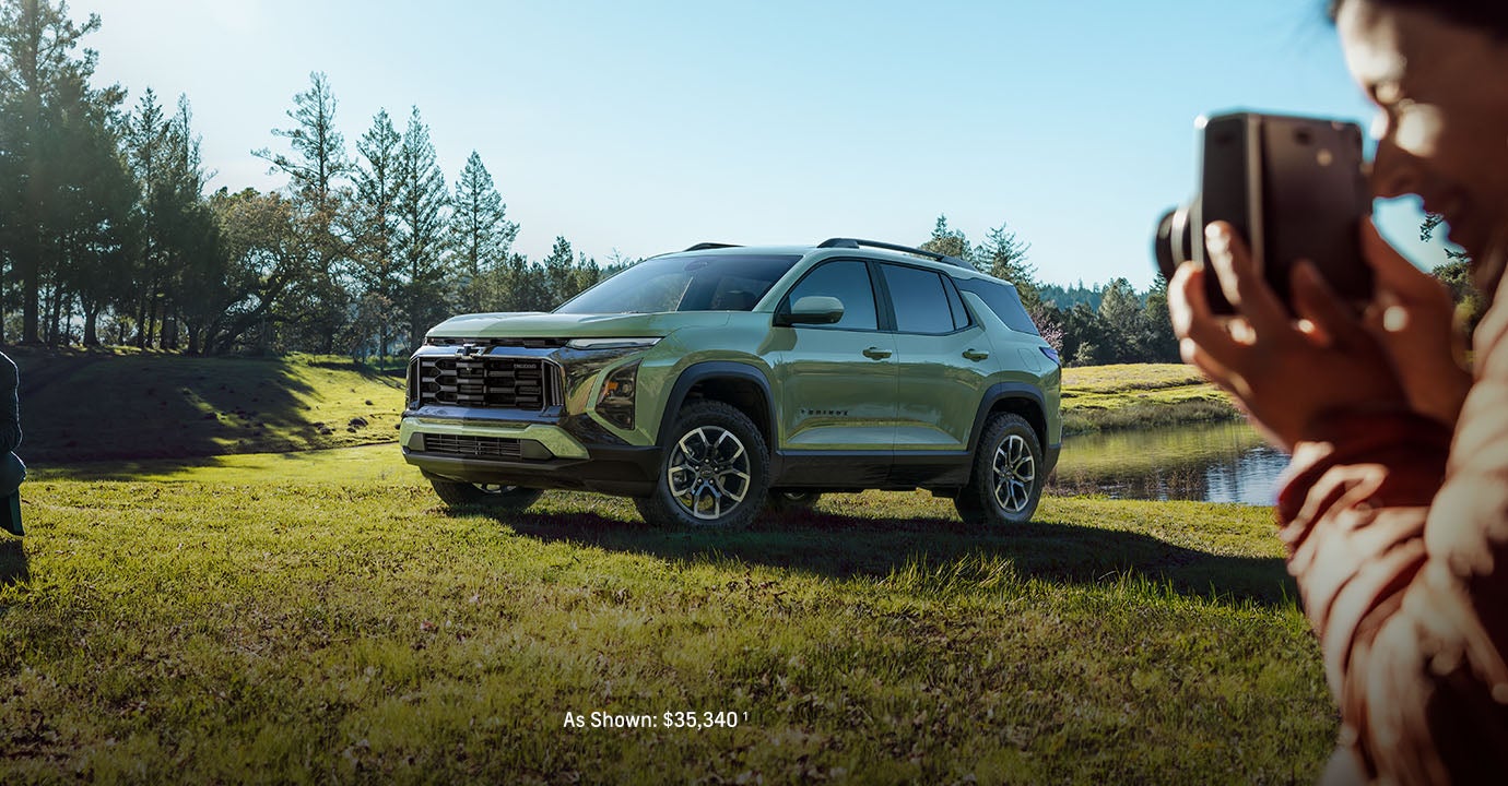 2026 Equinox SUV parked in a field