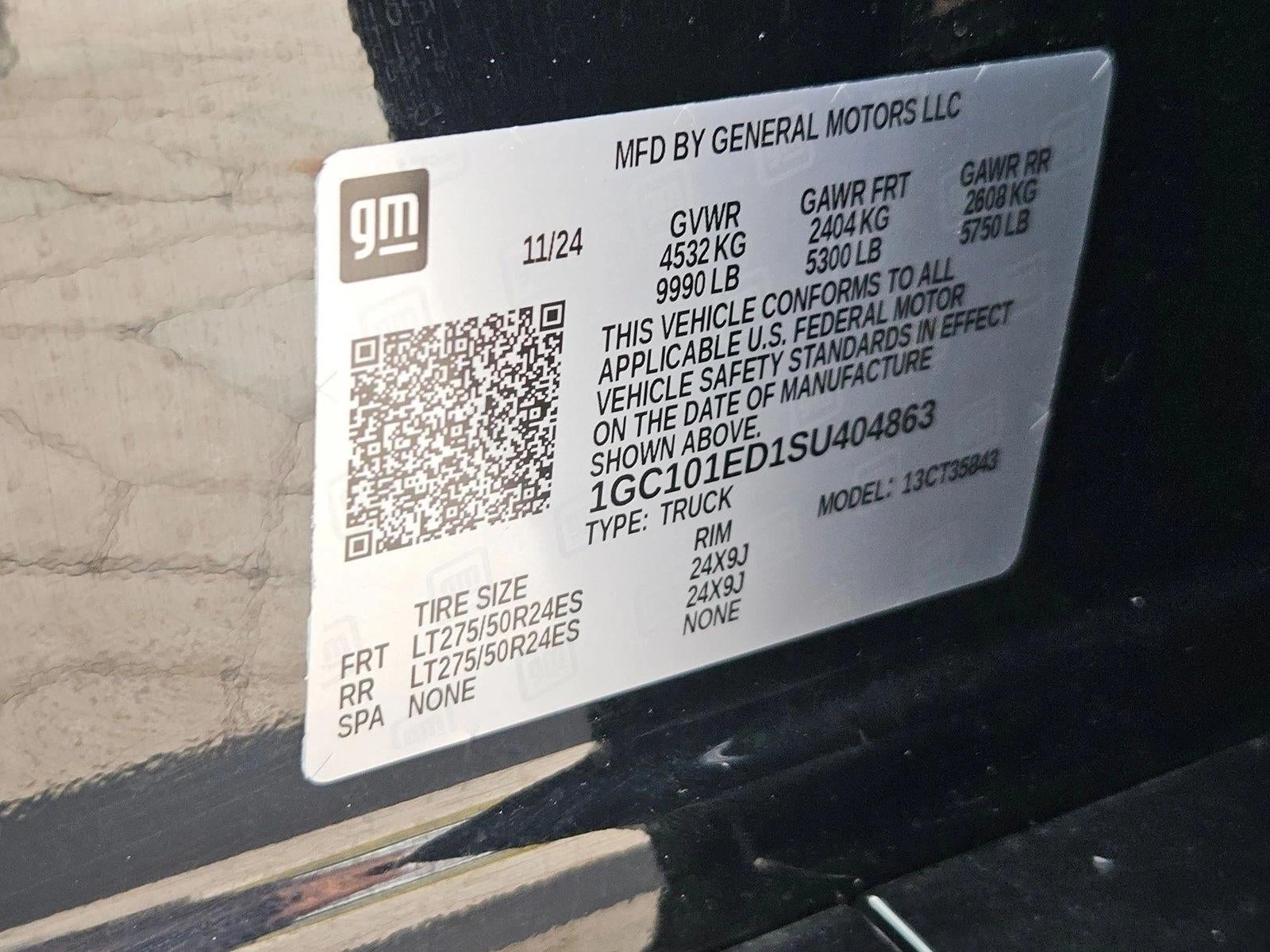 2025 Chevrolet Silverado EV RST - Extended Range