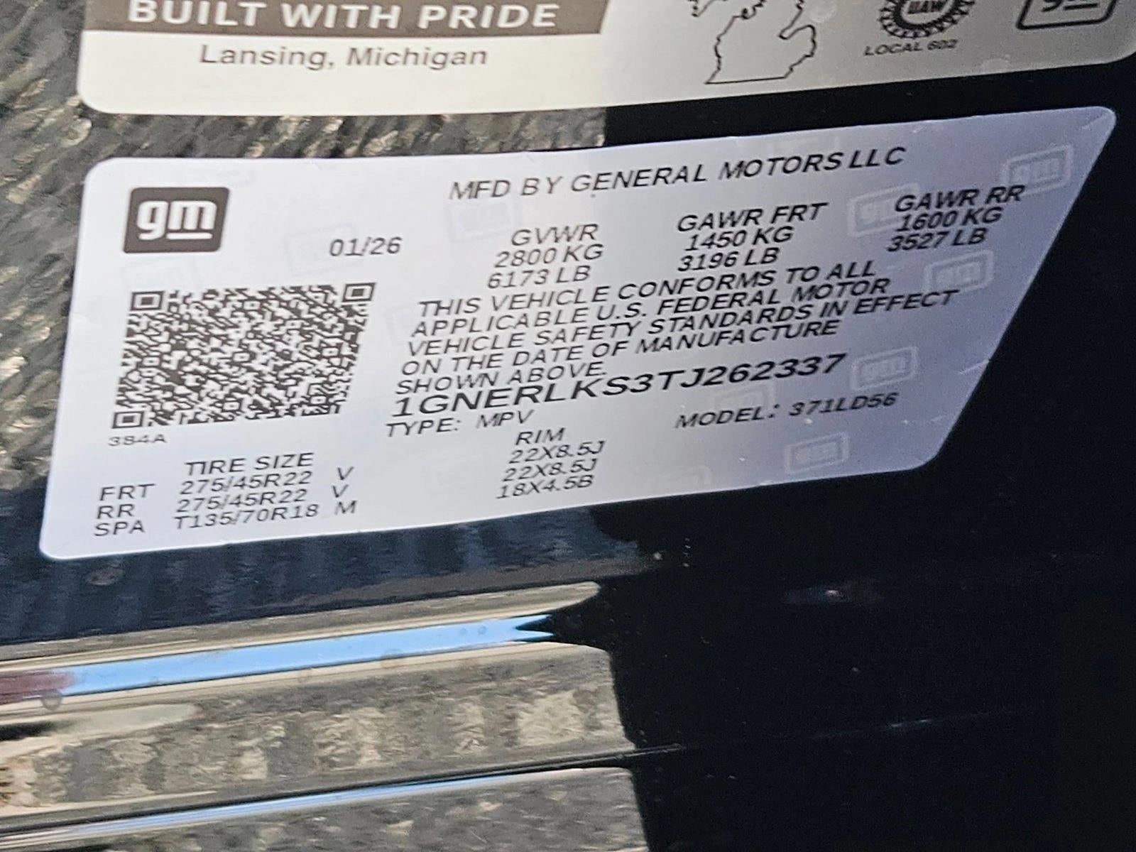 2026 Chevrolet Traverse RS