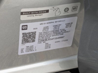 2026 Chevrolet Traverse RS