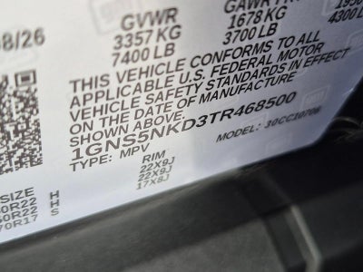 2026 Chevrolet Tahoe LT