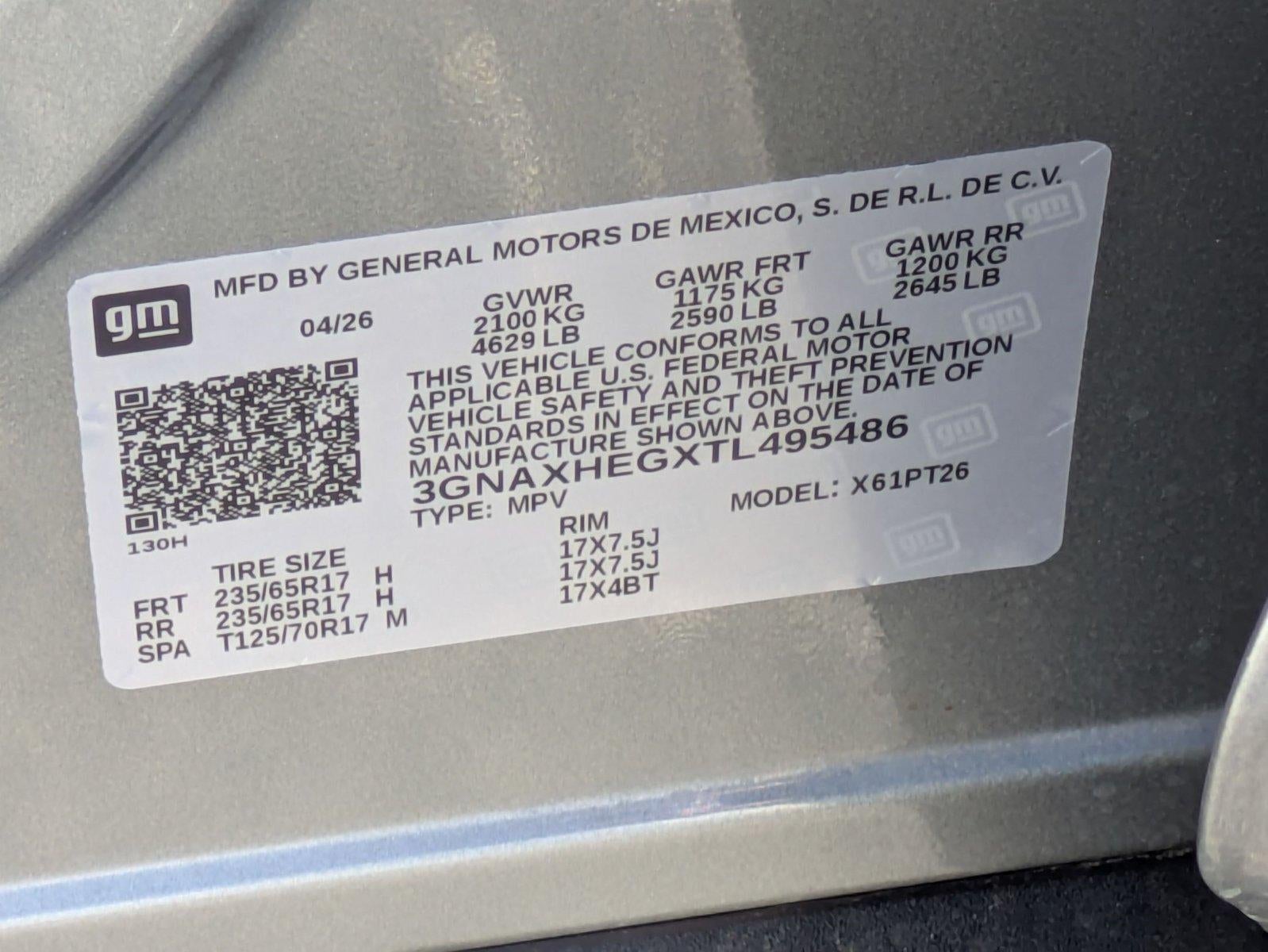 2026 Chevrolet Equinox LT