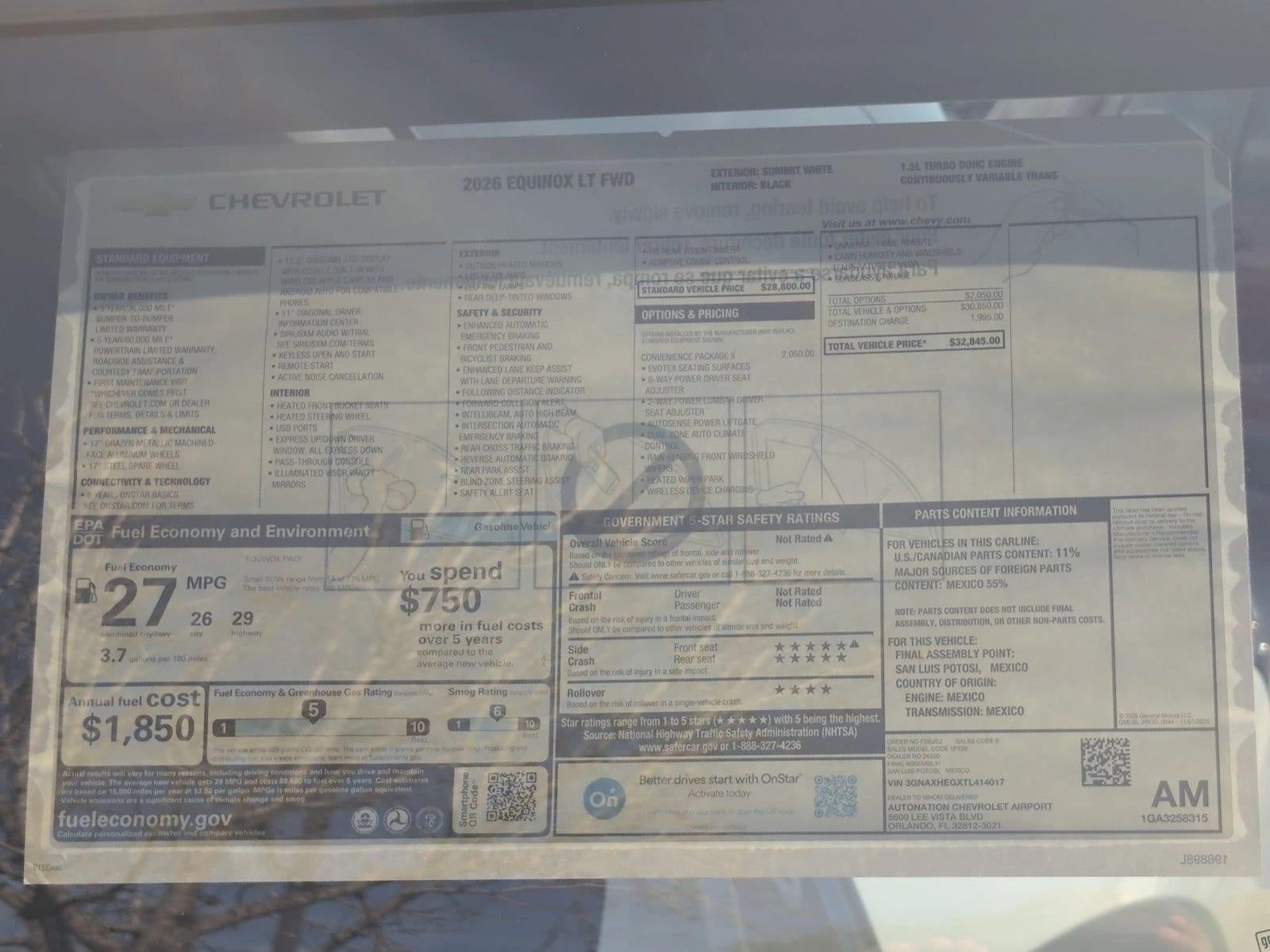 2026 Chevrolet Equinox LT