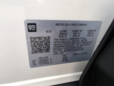 2026 Chevrolet Trax 2RS