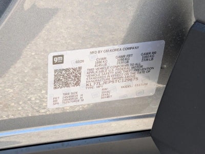 2026 Chevrolet Trax 2RS