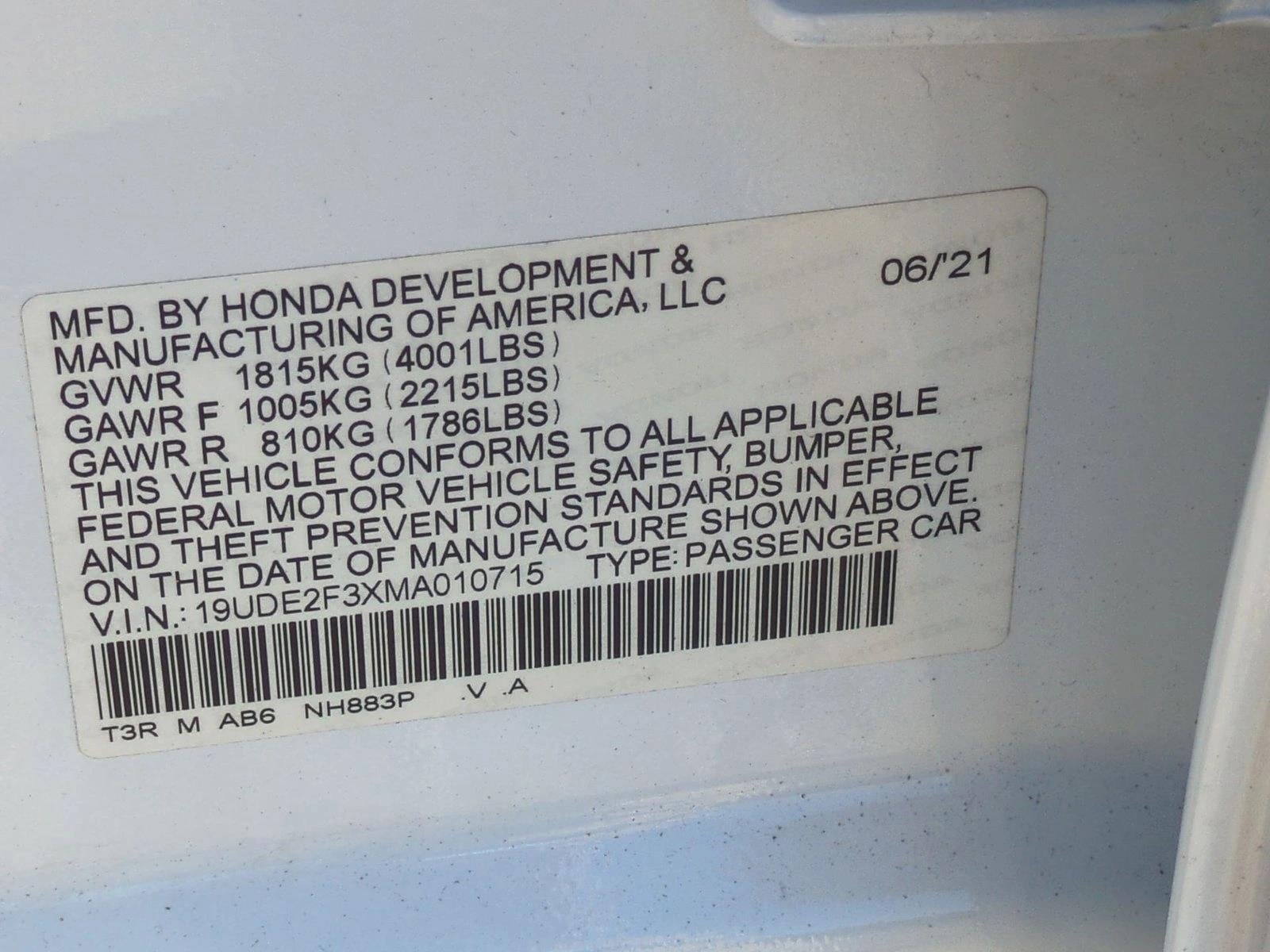 2021 Acura ILX Base