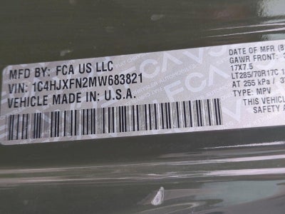 2021 Jeep Wrangler Unlimited Rubicon