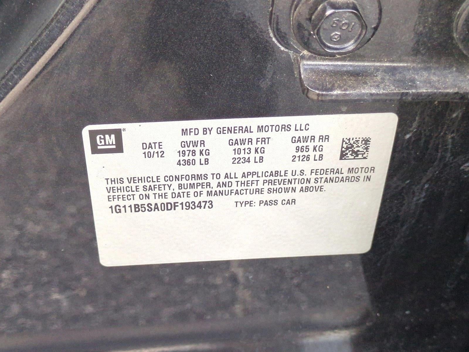 2013 Chevrolet Malibu LS