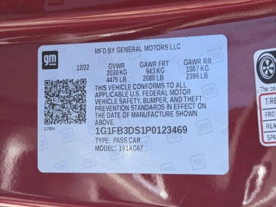 2023 Chevrolet Camaro 1LT