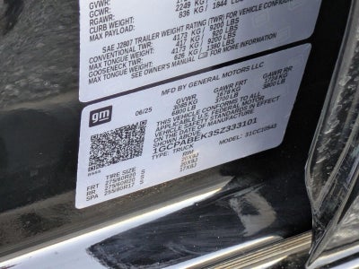 2025 Chevrolet Silverado 1500 Custom