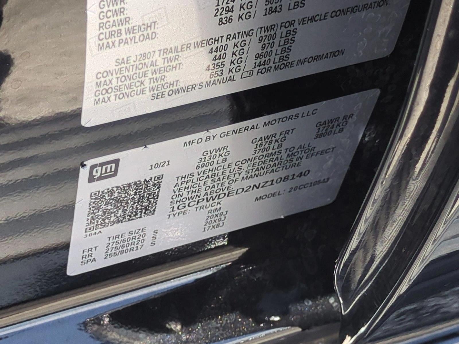 2022 Chevrolet Silverado 1500 LTD RST All Star Edition Plus