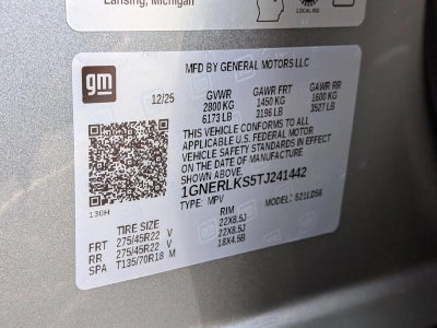 2026 Chevrolet Traverse RS