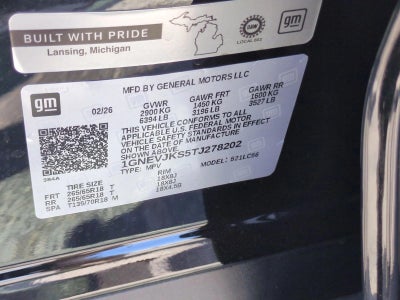 2026 Chevrolet Traverse Z71