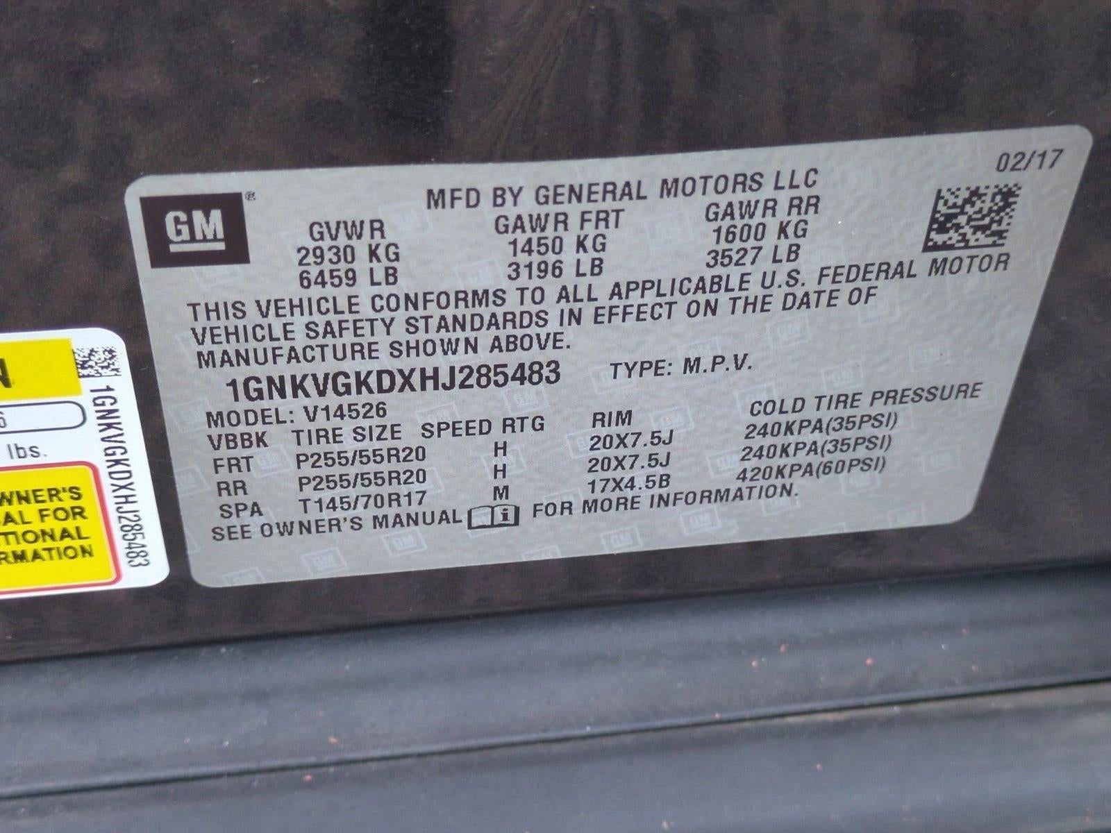 2017 Chevrolet Traverse LT