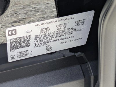 2026 Chevrolet Tahoe RST