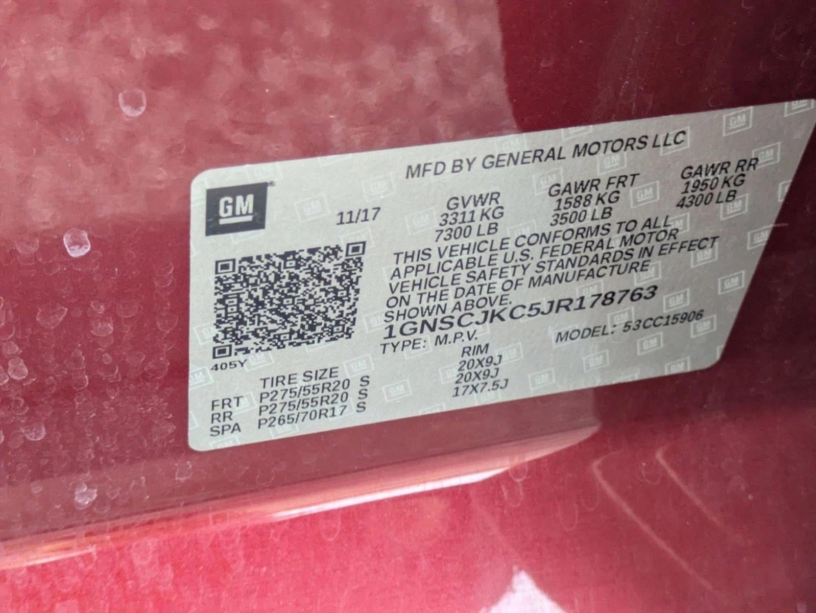 2018 Chevrolet Suburban Premier