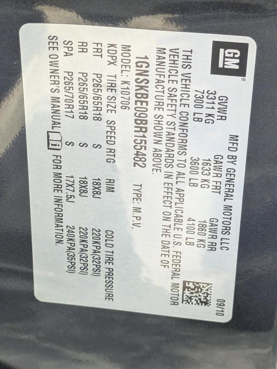 2011 Chevrolet Tahoe LT