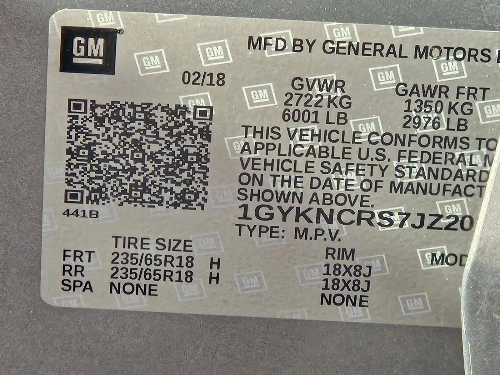 2018 Cadillac XT5 Luxury FWD