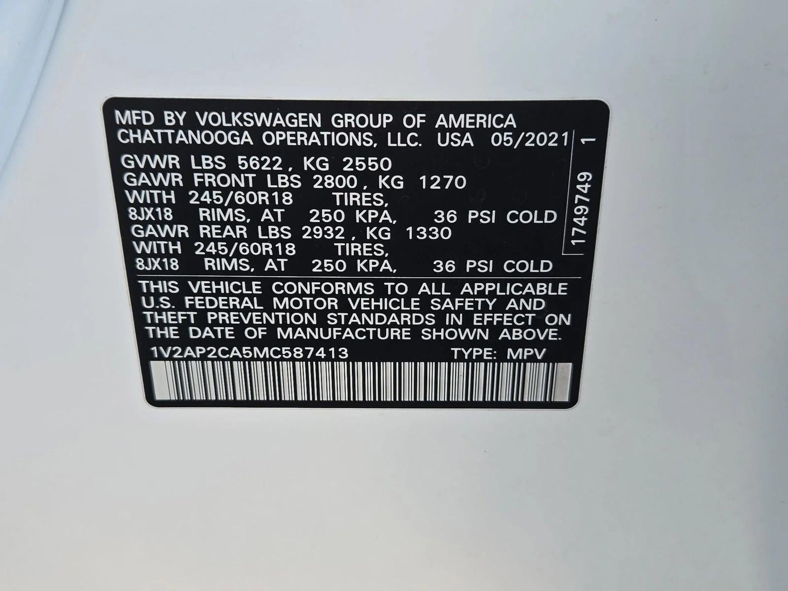 2021 Volkswagen Atlas S - Photo 24