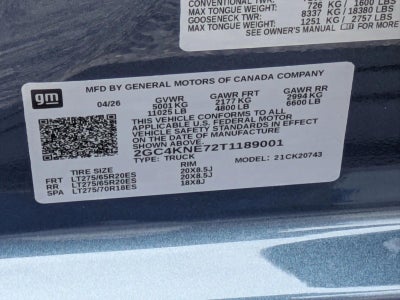 2026 Chevrolet Silverado 2500 HD LT