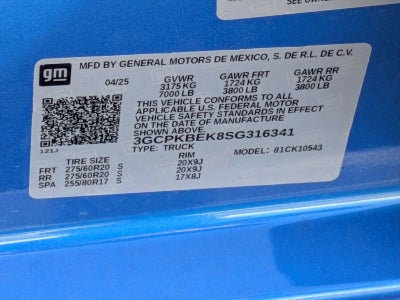 2025 Chevrolet Silverado 1500 Custom