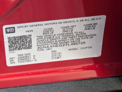 2026 Chevrolet Equinox LT