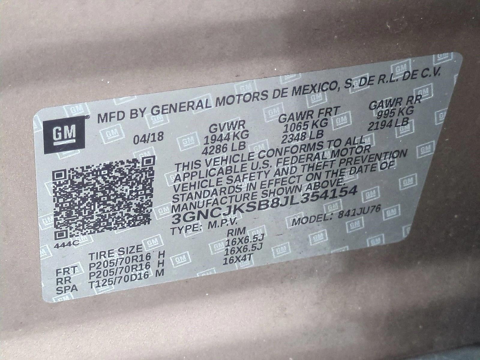 2018 Chevrolet Trax LS