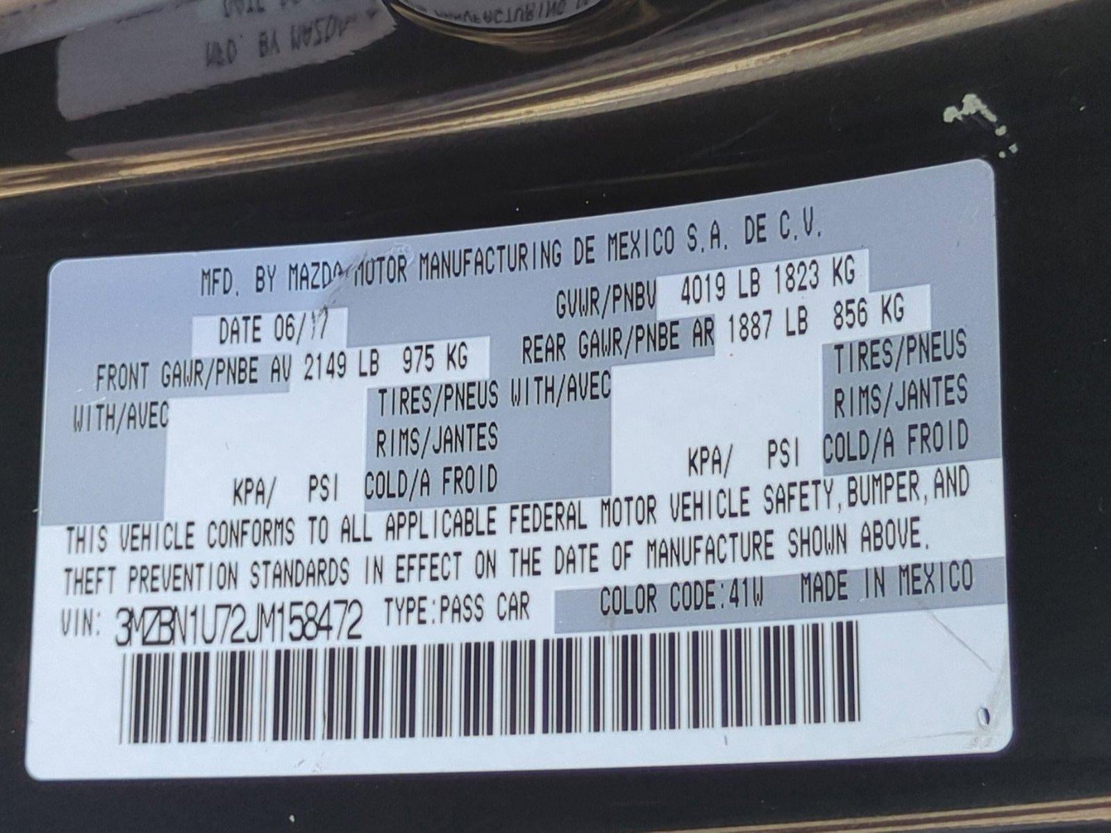 2018 Mazda Mazda3 4-Door Sport