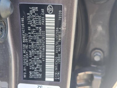 2023 Toyota Camry SE