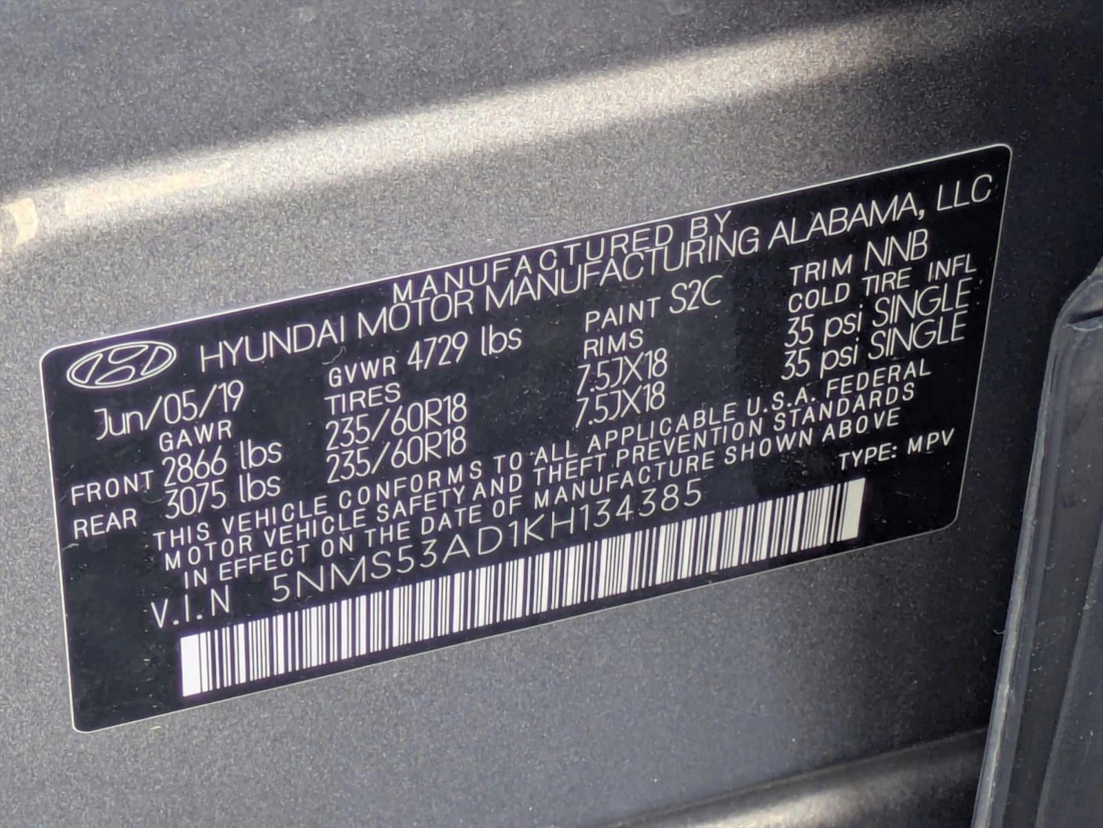 2019 Hyundai Santa Fe Limited