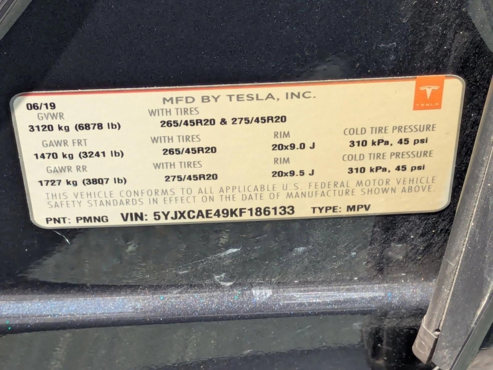 2019 Tesla Model X P100D