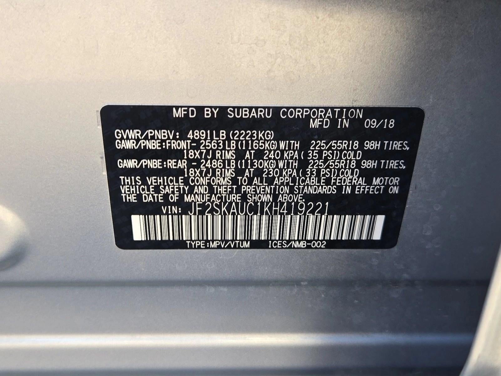 2019 Subaru Forester Limited
