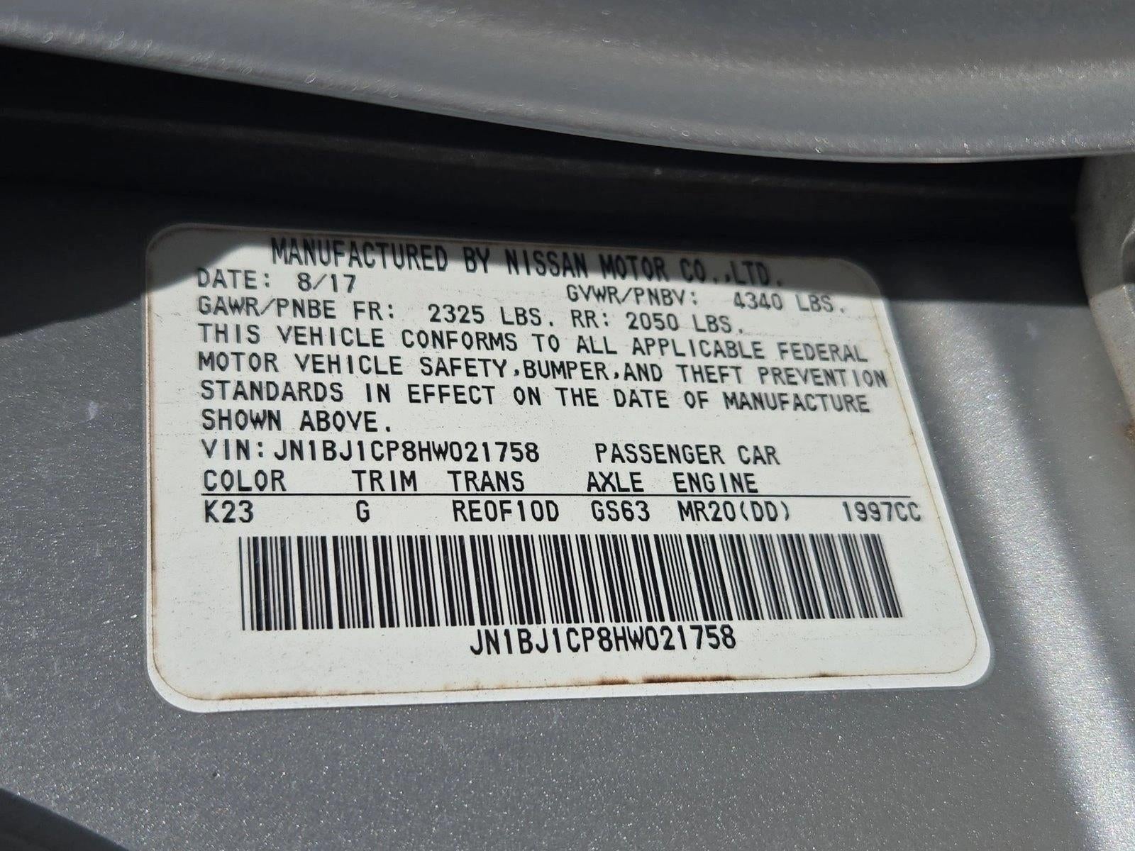 2017 Nissan Rogue Sport SV