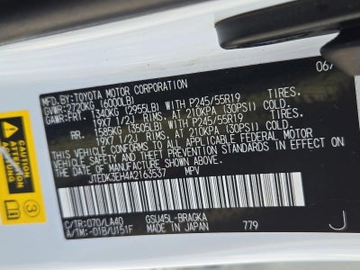 2010 Toyota Highlander Limited V6