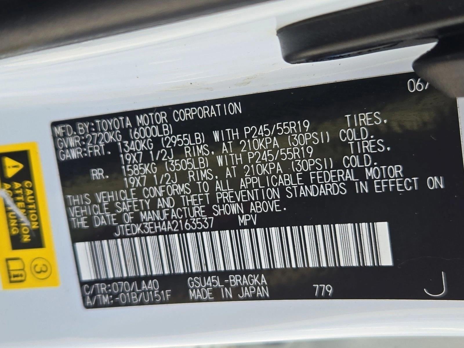 2010 Toyota Highlander Limited V6