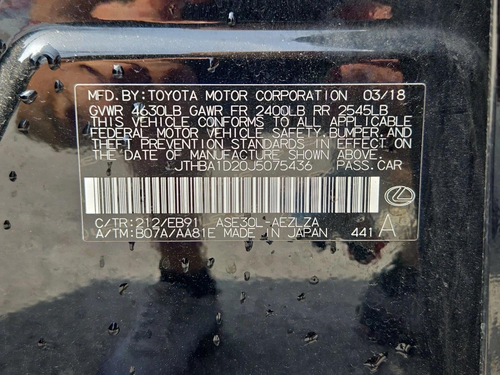 2018 Lexus IS 300 
