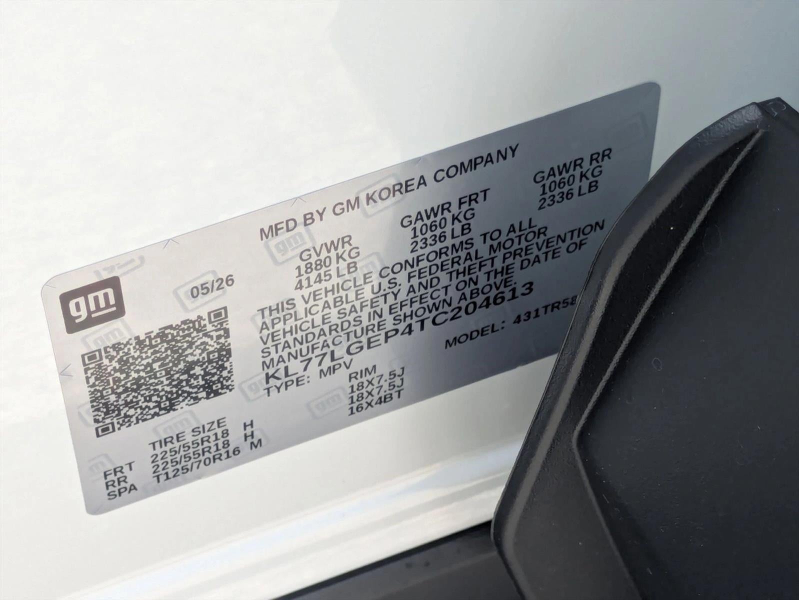 2026 Chevrolet Trax 1RS