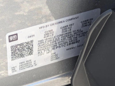 2026 Chevrolet Trax 2RS