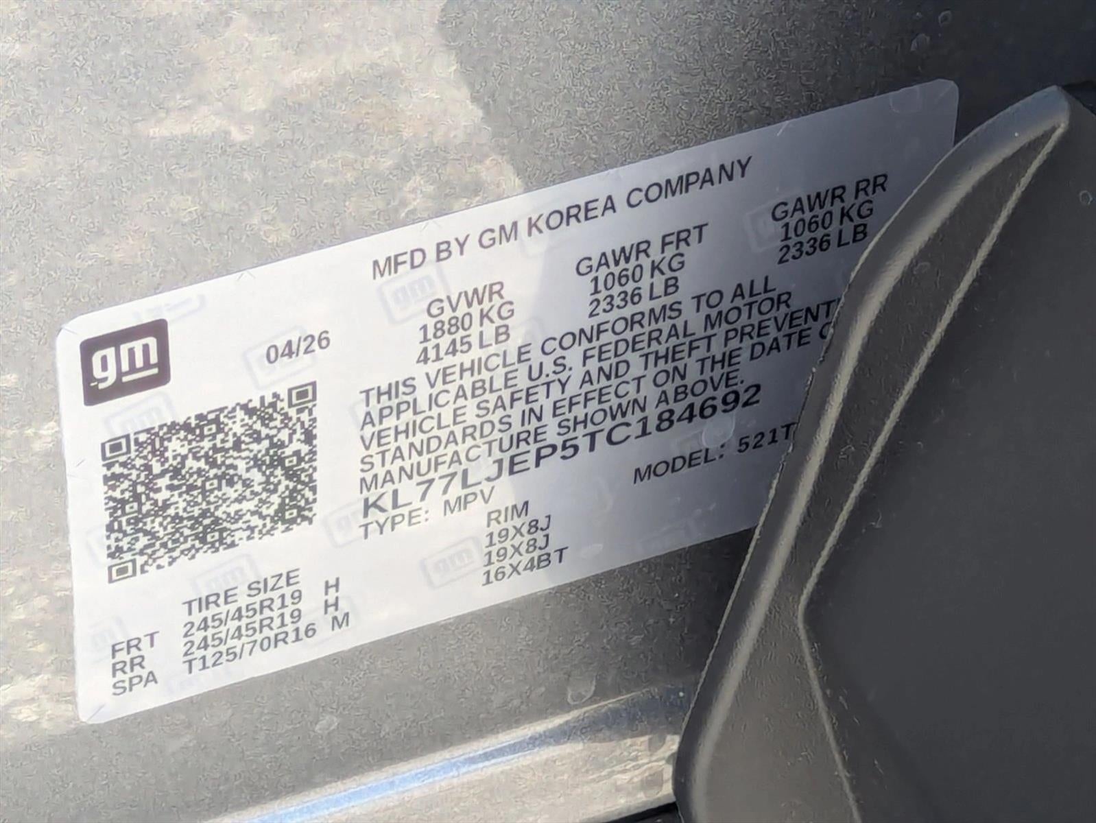 2026 Chevrolet Trax 2RS