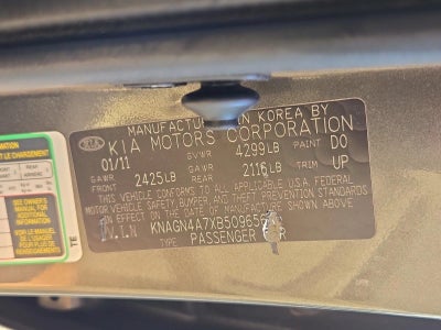 2011 Kia Optima EX