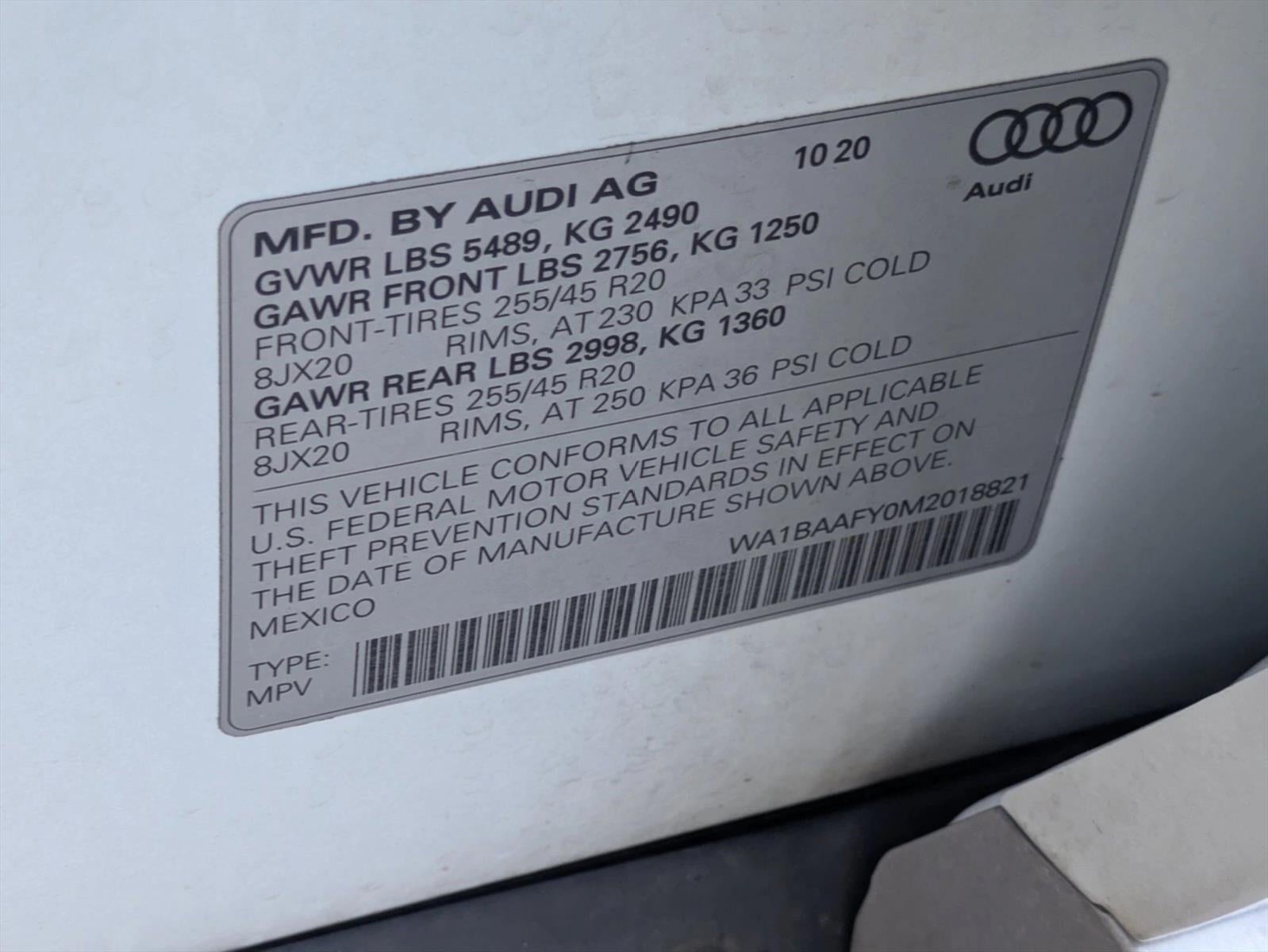 2021 Audi Q5 Premium Plus