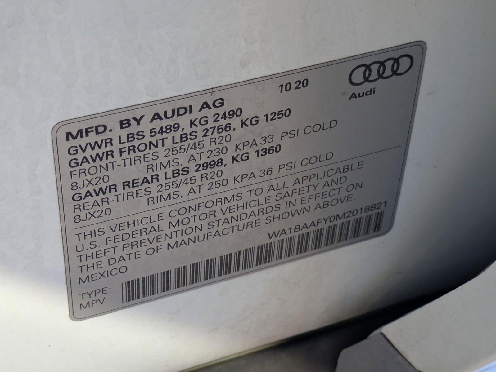 2021 Audi Q5 Premium Plus