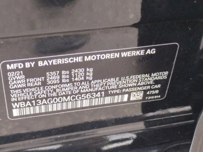 2021 BMW 530e 530e