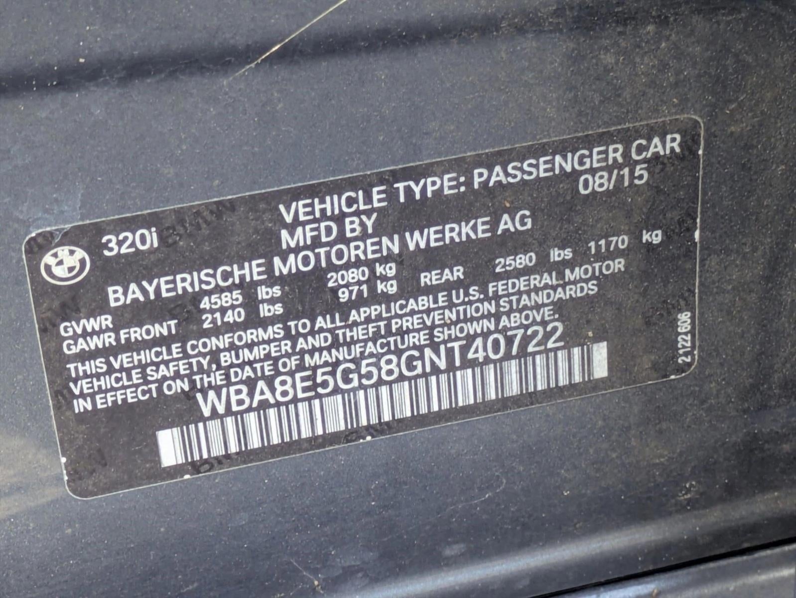 2016 BMW 3 Series 320i xDrive