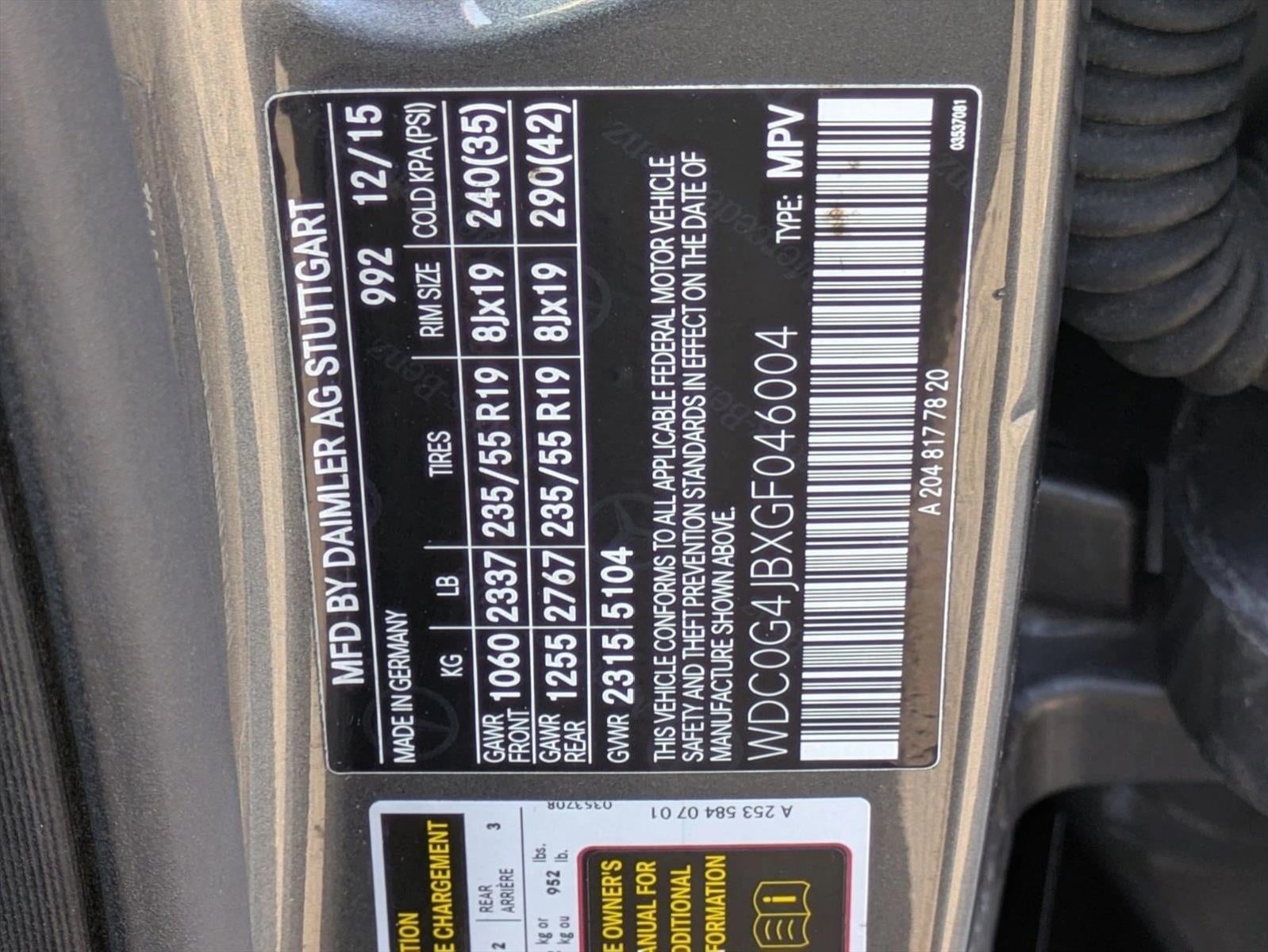 2016 Mercedes-Benz GLC GLC 300