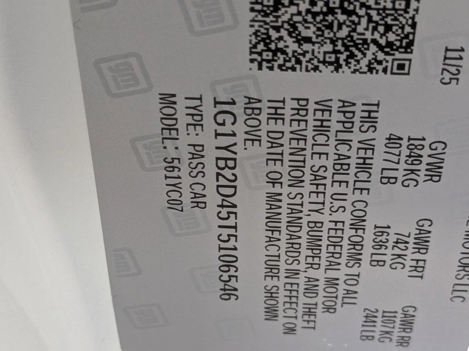 2026 Chevrolet Corvette Stingray 2LT