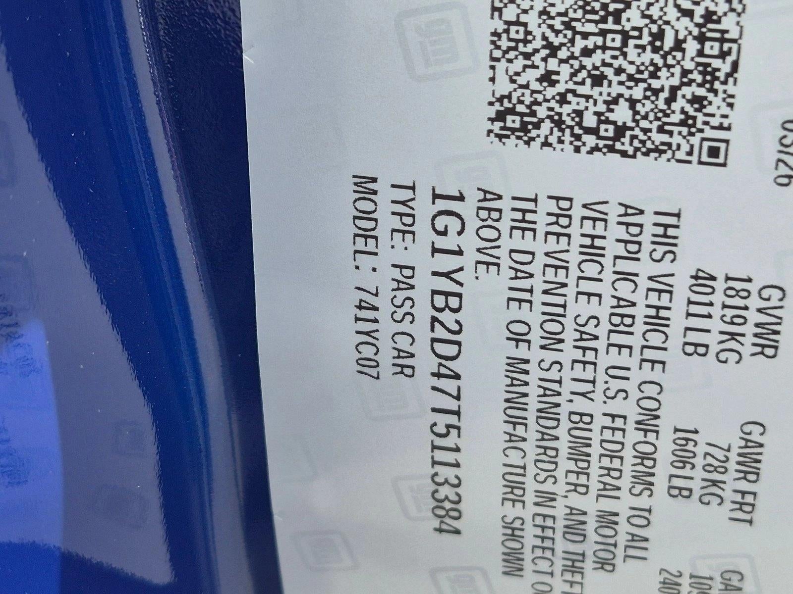 2026 Chevrolet Corvette Stingray 2LT