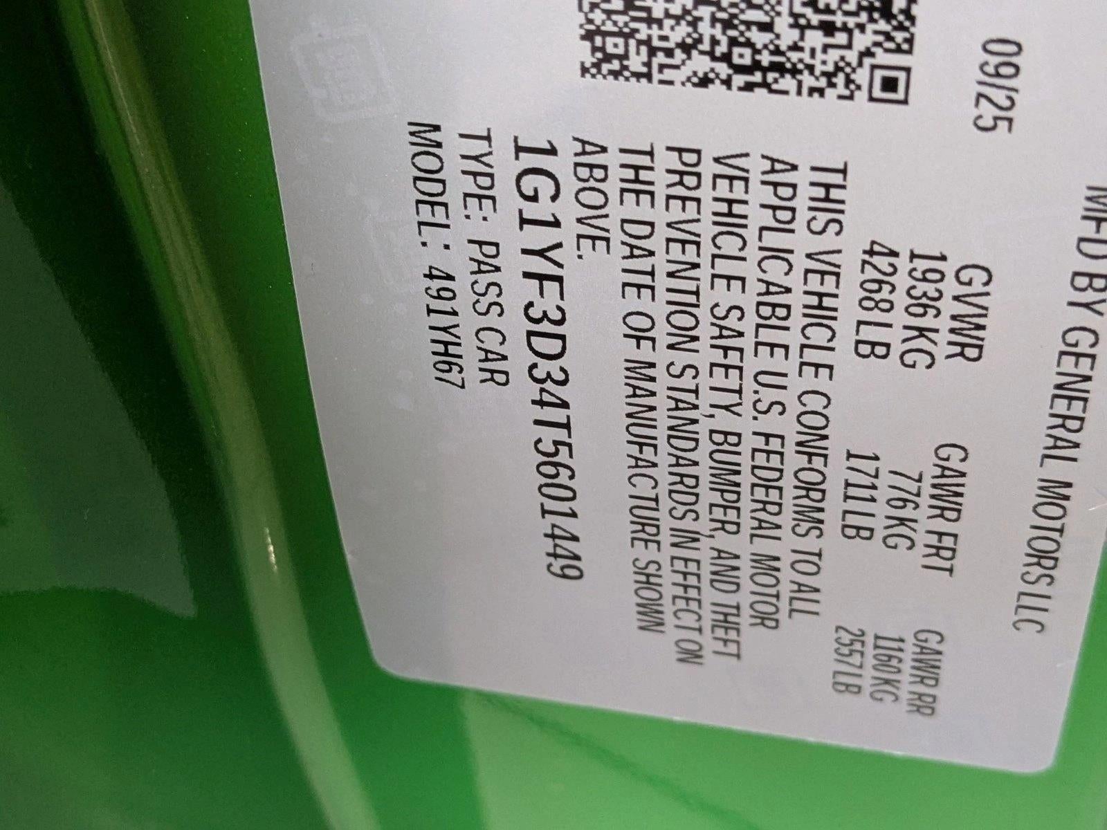 2026 Chevrolet Corvette Z06 3LZ