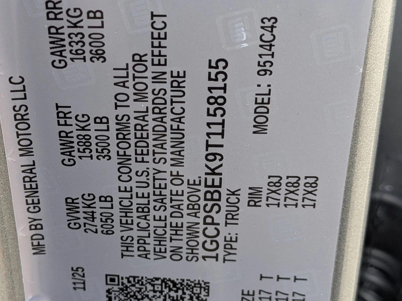 2026 Chevrolet Colorado WT